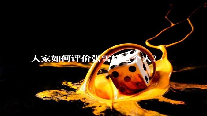 大家如何评价张雪峰这个人？